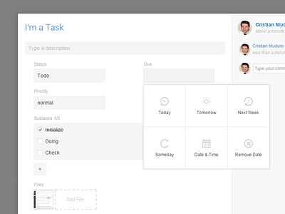 Stackfields task management clean flat forms minimal project slack stackfield tasks todo ui ux web