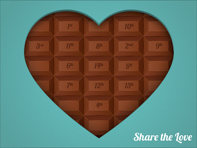 Share the Love! chocolate february happy heart love naughty share the love valentines