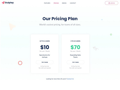 Outplay Pricing Page