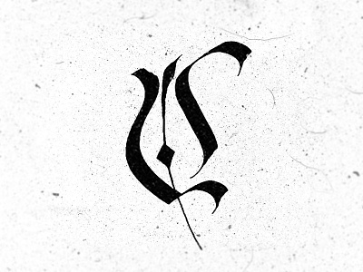 Q Logo caligraphy handletter handmade ink letter lettering logo typo typography