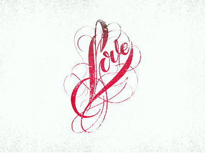Love calligraphy handmade illustration lettering letters print tshirt typography