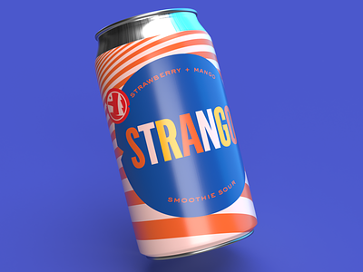 STRANGO Can beer beer art can label packaging