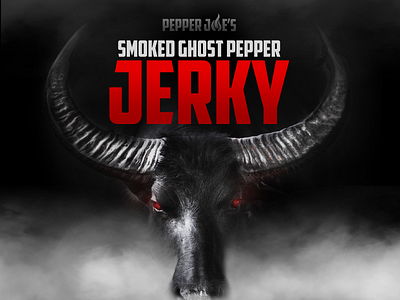 Ghost Pepper Beef Jerky beef jerky ghost heat hot label design packagedesign pepper