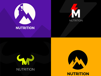 logo shot energy logo logodesign man nutrition power supplement
