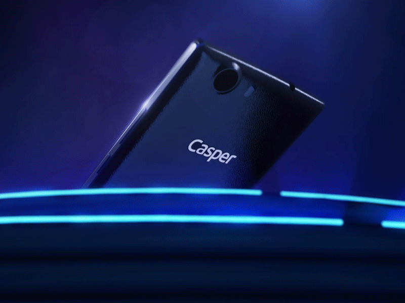 Casper Via V6 3d animation c4d casper phone promo smart phone