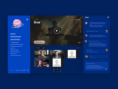 Live Streaming Platform 2020 chat conference festival interaction live live chat live music music music app music player musician scenario streaming streaming app streaming service union union festival zoom