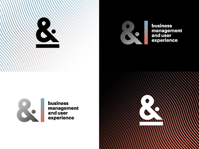 Business Management & UX Team Logo ampersand branding business design identity logo management user experience