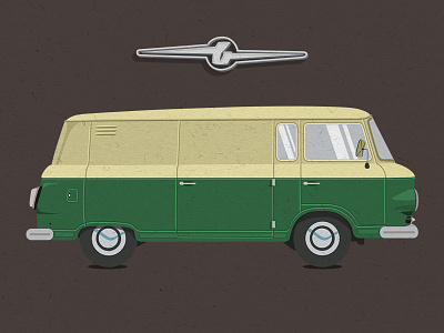 Barkas barkas illustration oldschool retro