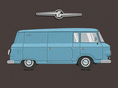 Barkas B1000B - blue barkas blue car germany oldschool