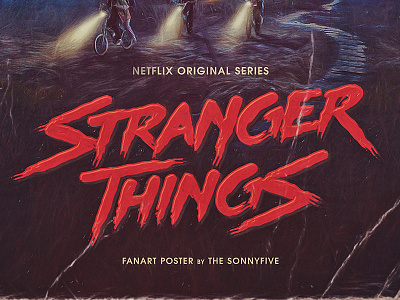 Stranger Things Logo & Poster By Sandor Szalay On Dribbble