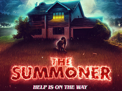 The Summoner movie poster 80s design horror logo movieposter thesonnyfive thesummoner