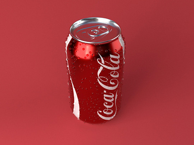 Coca-Cola 3D can 3d art 3d artist c4d modeling redshift