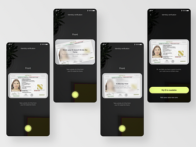 Help messages for authentication in onboarding design fintech ui visual design
