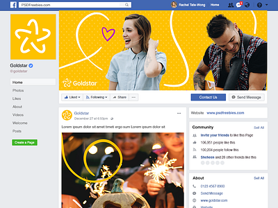 Goldstar Social Profile Redesigns