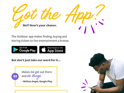 Goldstar Email Design