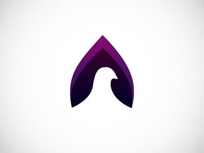 Texas Interfaith Logo Concept dove faith housing negative space purple window