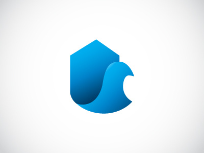 Texas Interfaith Logo Concept blue dove faith house serenity