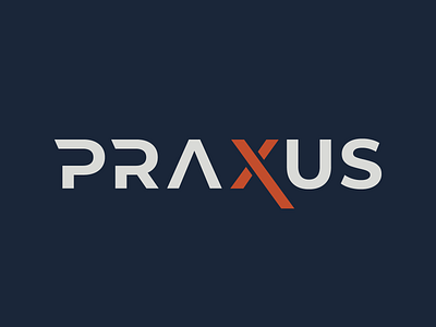 Praxus branding coplex design icon illustration logo logo design orange logo typography vector