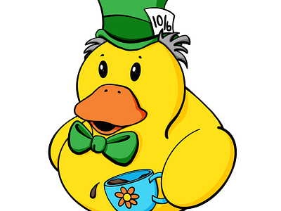 Mad Hatter Rubber Duck