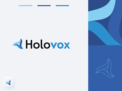 Holovox brand and identity branding design graphic design growth hacking logo logo concept logo creator logo designer logo mark logodesign logotype mark