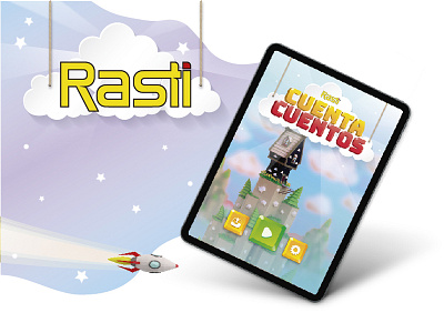 Rasti app - Globant DC app design game globant graphic design magic rasti skyblue ui ux ux ui design