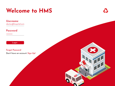 Hospital System - Sign Up