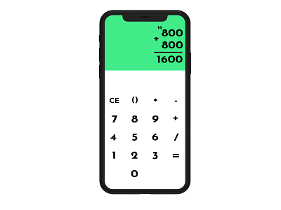 Simple Calculator - Iphone X - 004