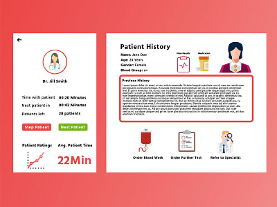User Profile - Patient Profile - 006 daily 100 challenge daily ui daily100 design flat illustration