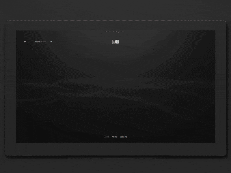 DANIEL. Portfolio photographer’s black black design dark dark design dmitriynaumov dmitriynaumoval main screen photo photographer photographers