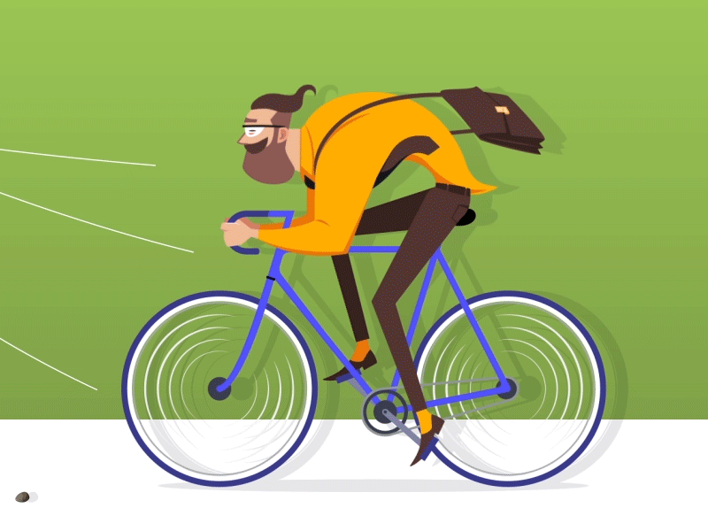 Hi :) Man cyclist animation bicycle character character animation cyclist dmitriynaumov dmitriynaumoval man animation
