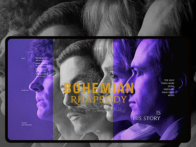 Hi :) QUEEN. Bohemian Rhapsody (film). Main screen bohemian film grid grid design grid layout group queen main screen music queen rhapsody ui web music