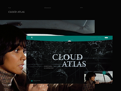 Website of film “Cloud Atlas” | Main screen atlas cinema cloud dmitriynaumov dmitriynaumoval film grid grid design grid layout main screen movie trailer ui