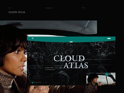 Website of film “Cloud Atlas” | Main screen