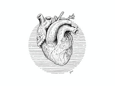 Heart on Sleeve design illustration inktober 2018