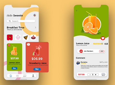 App design for a restaurant menu app art branding design illustration logo ui ux web website