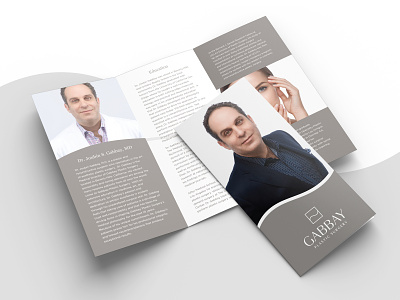 Gabbay Plastic Surgery Brochure branding brochure design