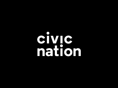 Civic Nation Brand Development branding design icon logo web website