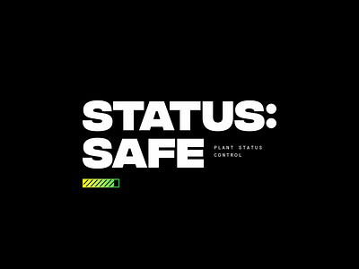Status: Safe branding campaign design icon logo typography