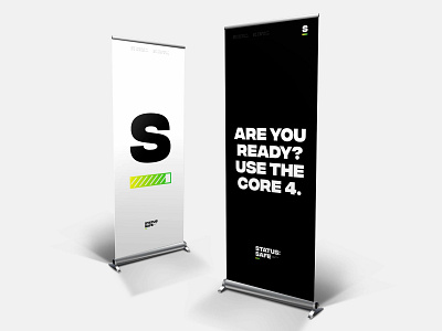 Status: Safe branding campaign design icon logo