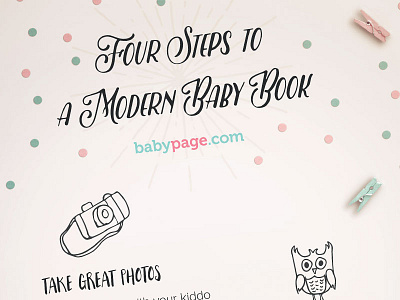 Four Steps To A Modern Baby Book Dribble