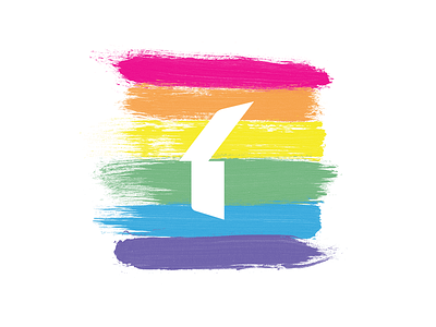 Rainbow Treatment For Pride lgbtq logo pride rainbow