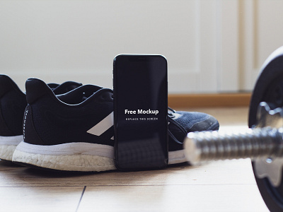 Free Workout iPhone Mockup