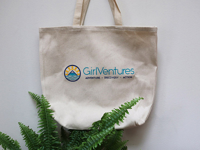 Girl Ventures Logo bay area branding california girls logo nonprofit outdoors