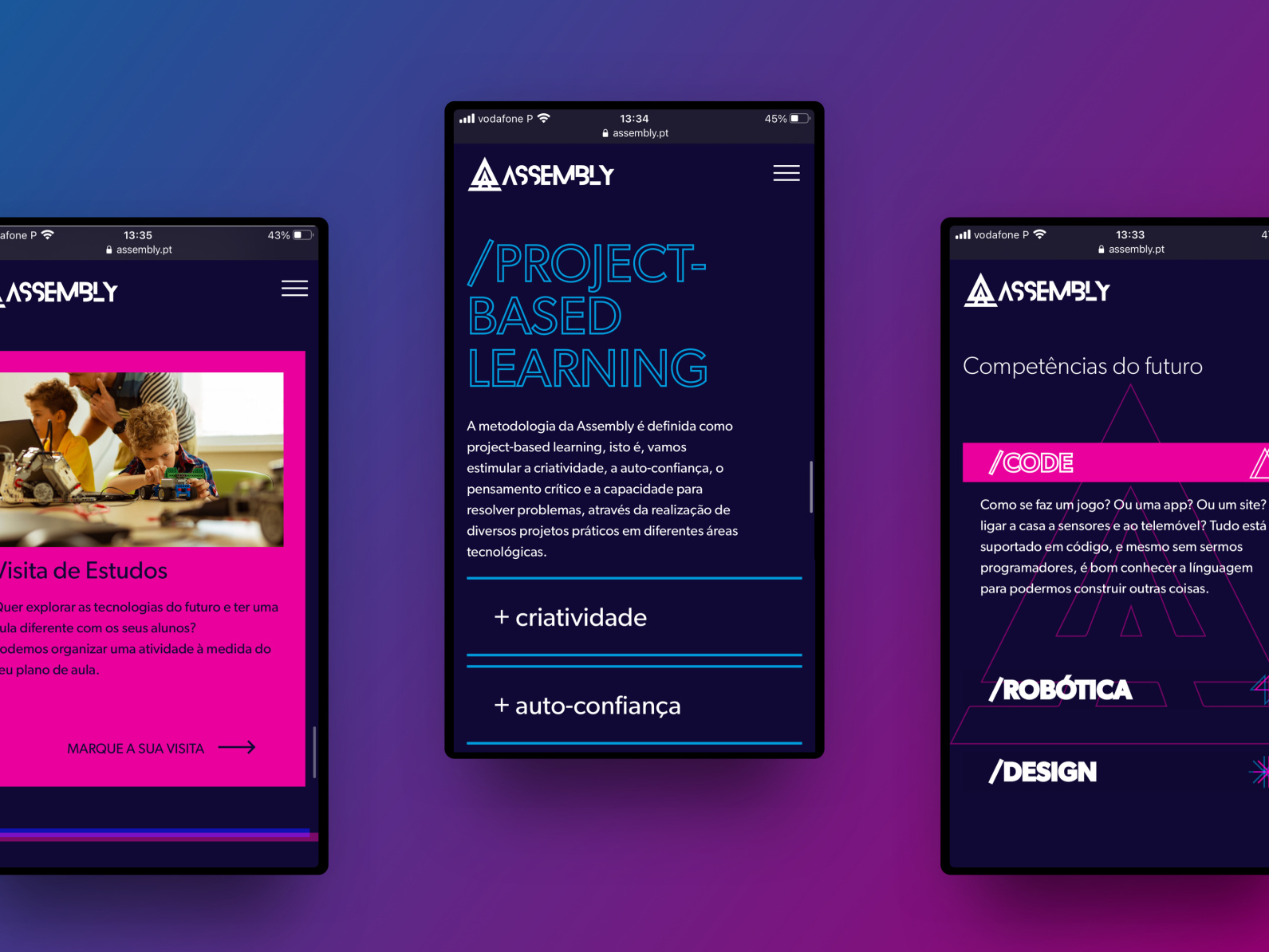 Assembly mobile first by Rita Cabecinhas on Dribbble