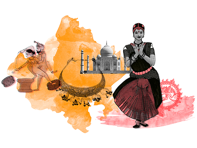 Rajasthan Illustration illustration rajasthan