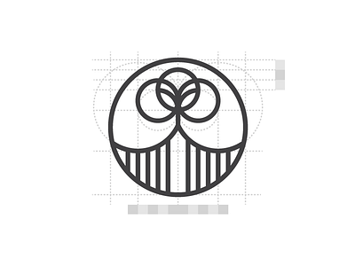 Logo grid systems brand branding constructions geometric guidelines logo logomark mark minimalist symbol vector