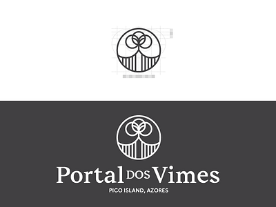 Portal dos Vimes brand branding constructions geometric guidelines logo logomark mark minimalist symbol vector