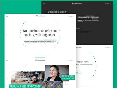 Layout Website - matchmark brand design interaction layout magazine trasition typography website