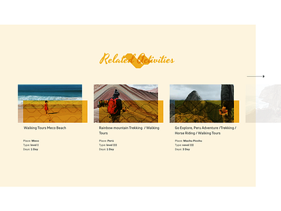 Related Activities items - HomeConnect articles blog design system elements guidelines holidays items related styleguide tourism ui ux web