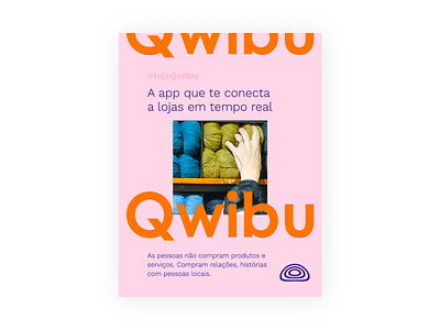 Qwibu - product presentation brand design layout logo poster system typography